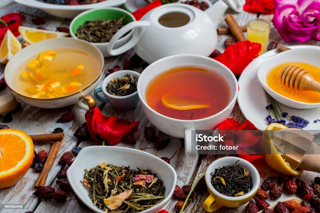 different types of tea